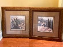 Set of Framed Art Work Pieces