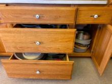 Kitchen Cabinet and Drawer Lot