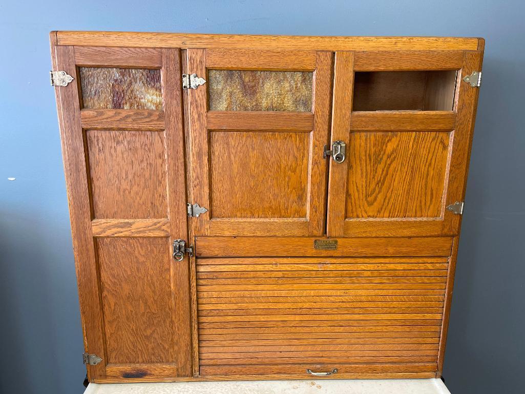 Vintage Seller's Kitchen Cabinet