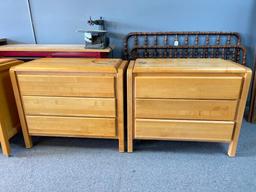 Pair of Wooden Night Stands
