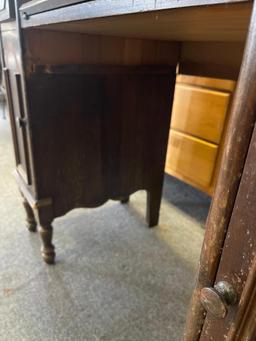 Vintage Wooden Drop Down Desk