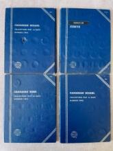 Group of 4 Collector Booklets of Canadian Coins