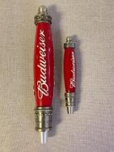 Group of 2 Budweiser Beer Taps