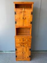 Wooden 2 Piece Cabinet