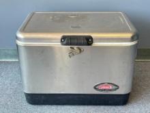 Vintage Coleman Aluminum Cooler
