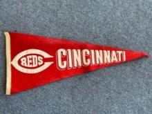 Vintage Cincinnati Reds Cloth Pennant