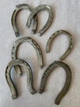 Group of Metal Horseshoes