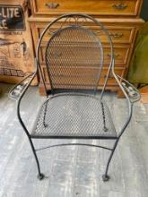 Wrought Iron Outdoor Patio Chair