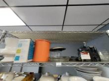 Misc Shelf Lot of Kitchen Items and More