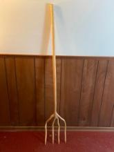 Wooden Carved Decorative Pitch Fork