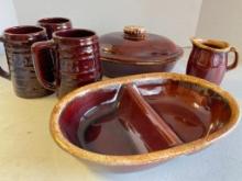 Brown Pottery Dishes