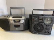 Vintage Aiwa and Panasonic Radios