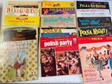Group of Vintage Polka Records