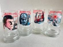Set of 4 Vintage Taco Bell Star Trek III Glasses