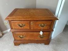 Stanley Oak Night Stand with Some Damage to Top