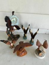 Group of Decorative Eagles