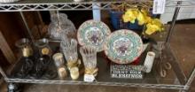 Shelf Lot of Decorative Items for the Home