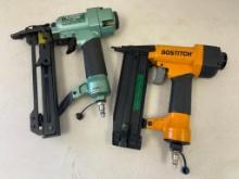 Group of 2 Pneumatic Nailers