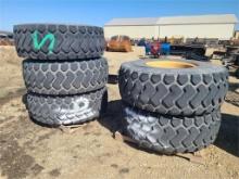 (5) Michelin 20.5R25 XHA Tires