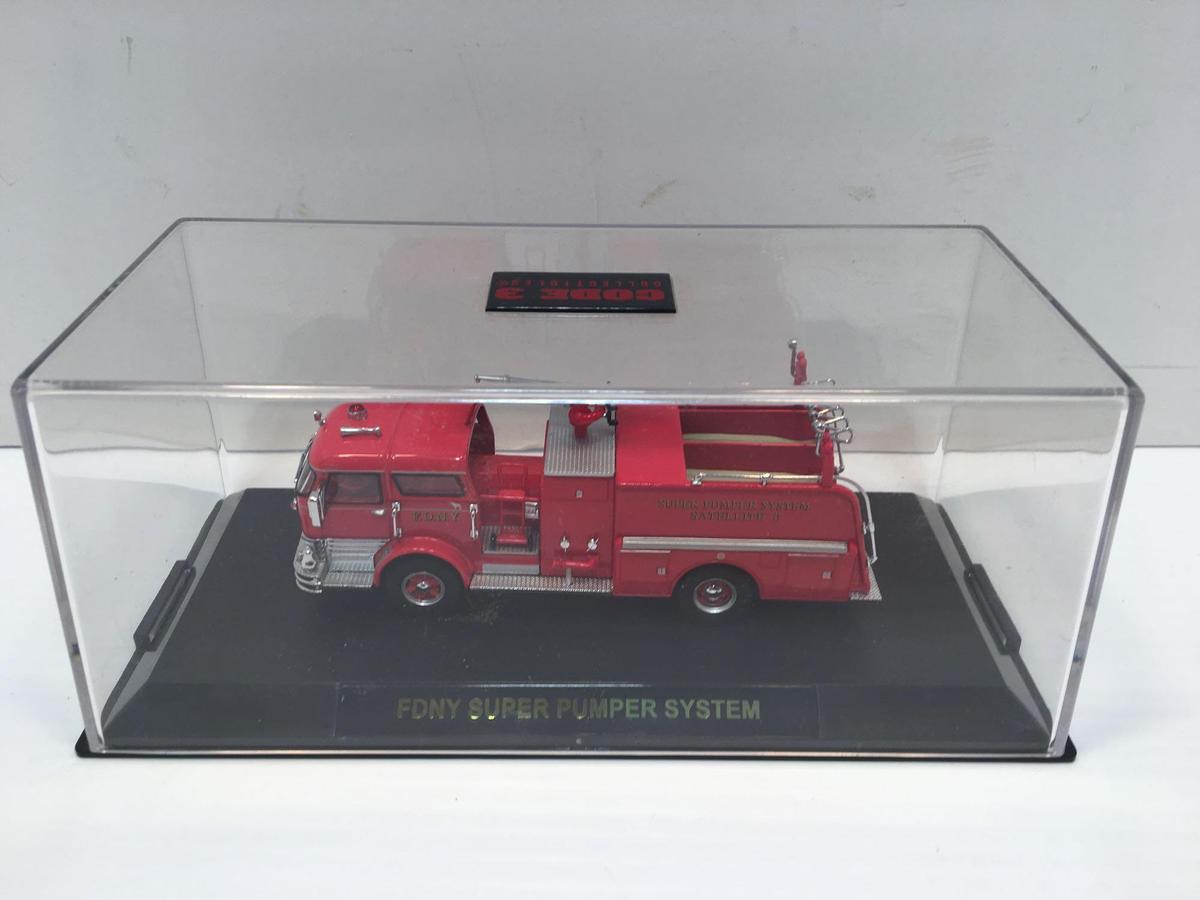 CODE 3 die cast SUPER PUMPER fire truck(FDNY)