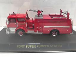 CODE 3 die cast SUPER PUMPER fire truck(FDNY)