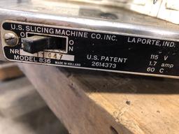 Vintage US SLICING MACHINE COMPANY (model 836) slicer