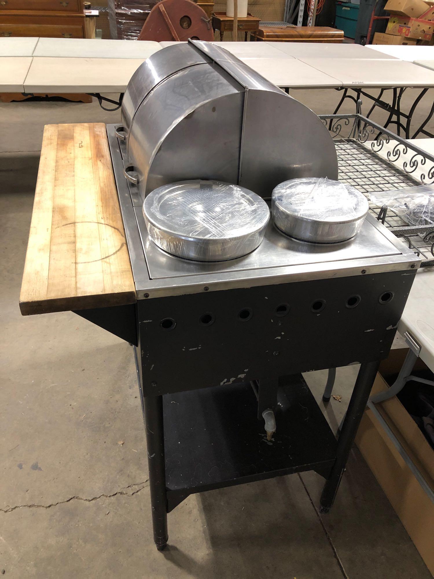 LP gas steam table/food warmer