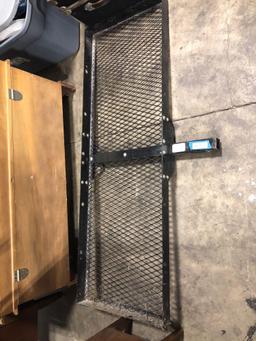 Rear hitch cargo carrier 5 feet wide 20 inches deep