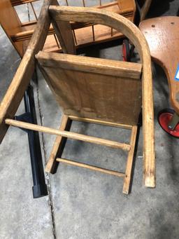 Antique child?s Bent Oak chair needs repaired