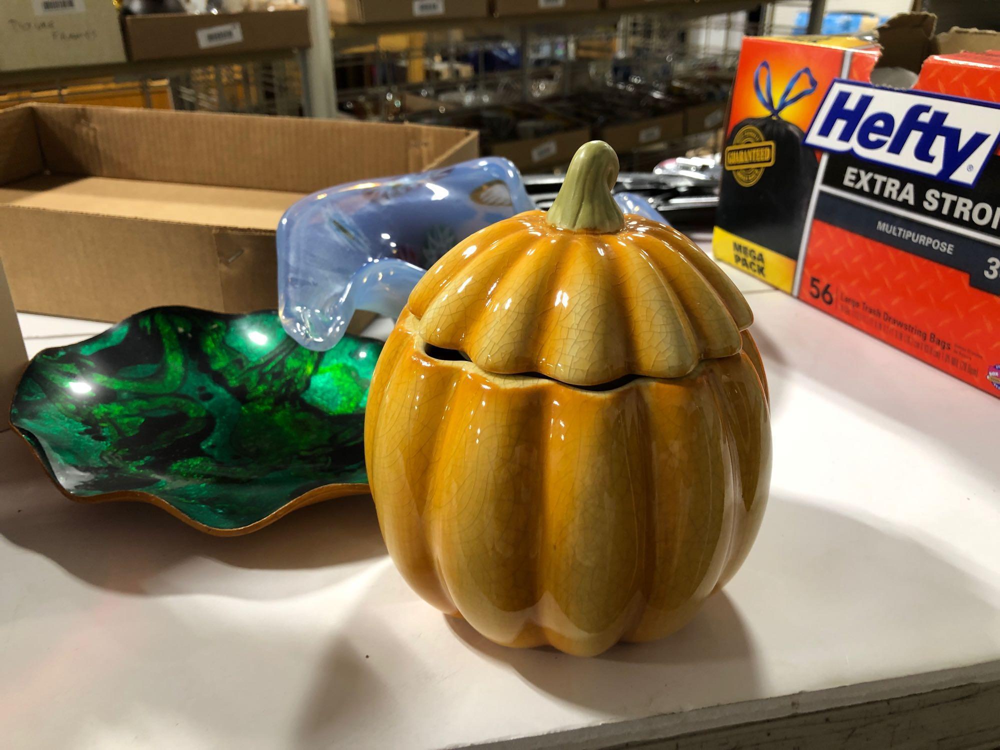 Ceramic Candle Pumpkin & and The Perfect Gift