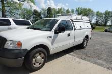 #7701 2005 FORD F150 2 WD 149210 MI 4.6 L COLD AC  EXT CAB VINYL AND RUBBER