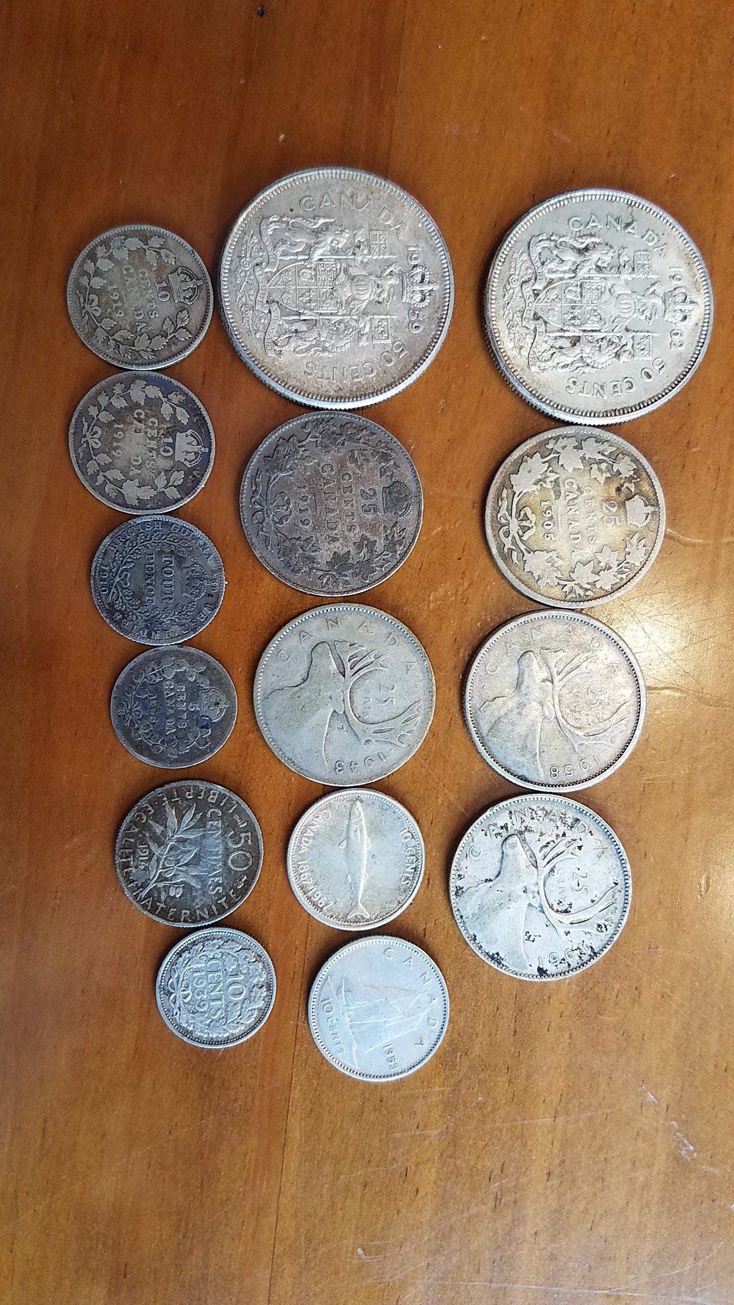 Canadian Silver Coin Lot