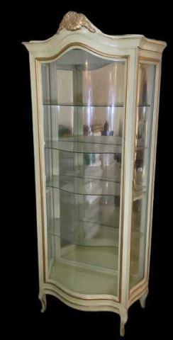 French Provincial Curio Cabinet - 32" x 15", 74"