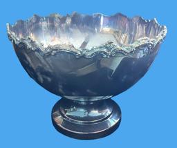 Silverplate Punch Bowl For 12 and Serving