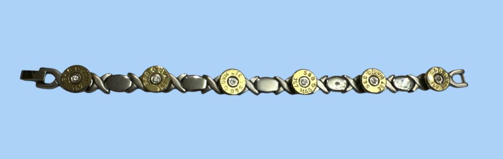 Stainless Steel Shot Gun Shell Bracelet