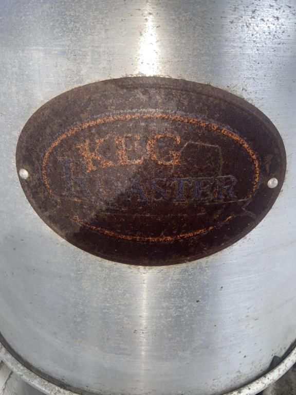 Manufactured Keg Roaster with Burner and H
