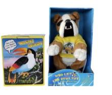 (2) Animated Toys: “Who Let The Dogs Out"