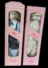 (2) America's Porcelain Dolls in Original Box: