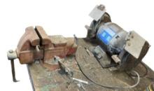 Omega Electric Bench Grinder and Columbian