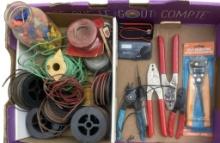 Box of Assorted Strippers/Crimpers, Testers and
