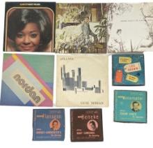 Assorted Records and 45’s Including: (4) Signed