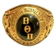 10 Kt Yellow Gold Men's Class Ring--Castle Heights