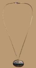 Alia Sterling Silver Inlaid Necklace