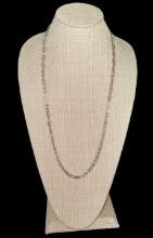 Sterling Silver 32" Necklace marked "S925" and