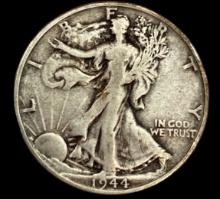 1944 Liberty Walking Half Dollar--S Mint Mark