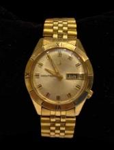 Bulova Accutron 14 Kt Gold Case Men's Watch