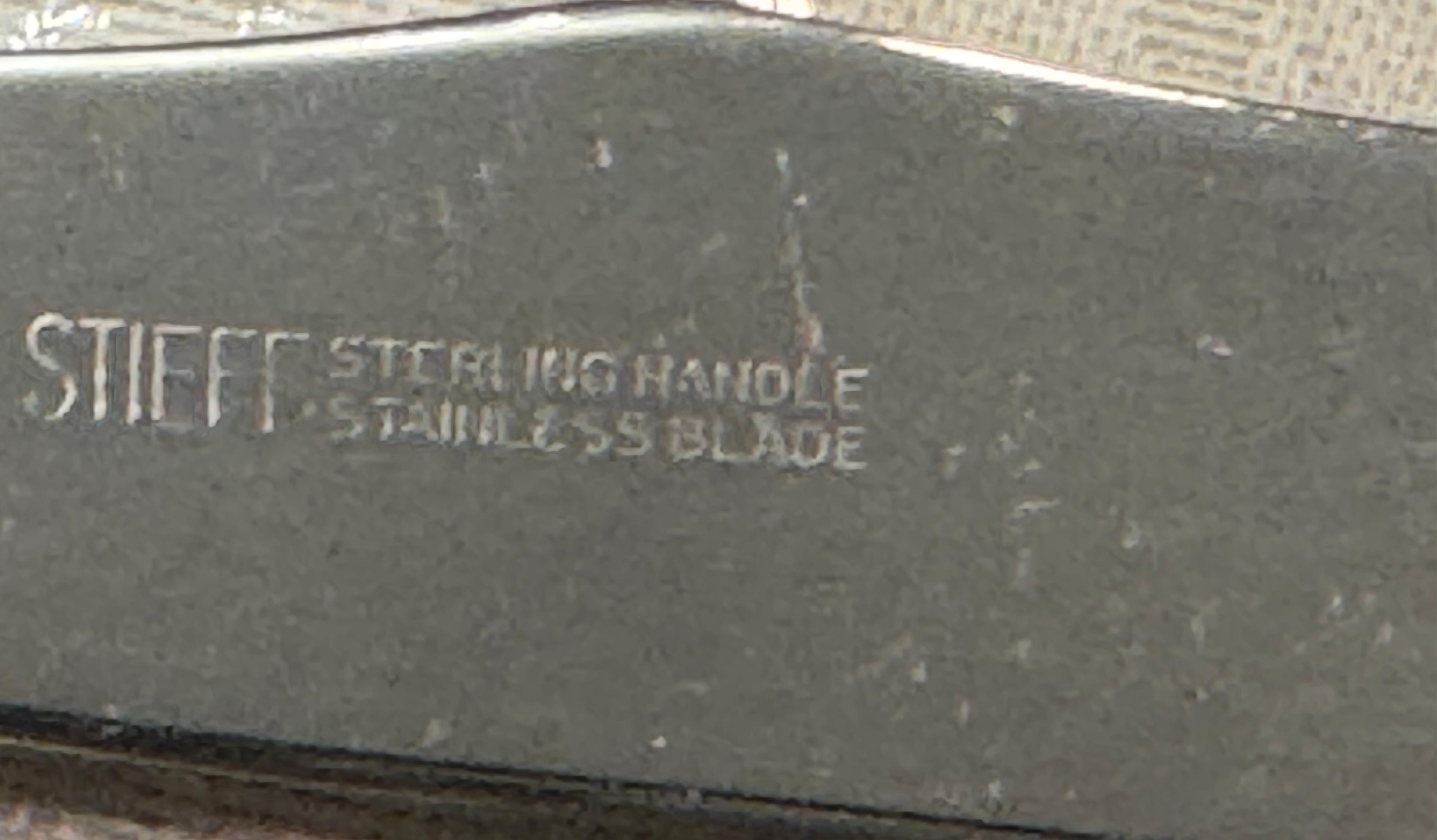 Set of Stieff Sterling Flatware:  (11) Knives,