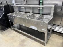 5 Compartment Gas Steam Table