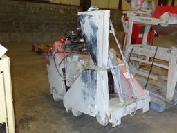 CORE CUT Model CC6500 Walk Behind Concrete Saw, s/n 1259335, powered by Wis