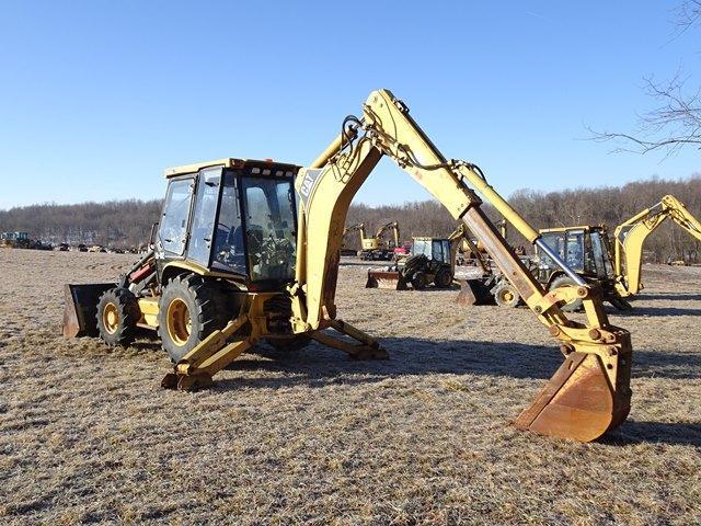 1998 CATERPILLAR Model 416CIT, 4x4 Tractor Loader Extend-A-Hoe, s/n 1WR04385, powered by Cat diesel